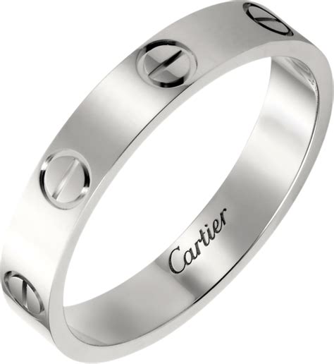 cartier love wedding band platinum